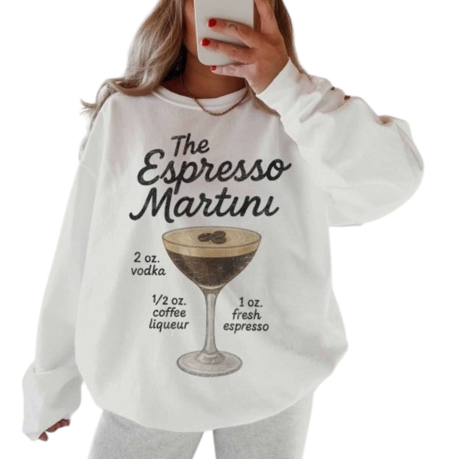 Espresso Martini Graphic Sweatshirt – Alicia DiMichele Boutique