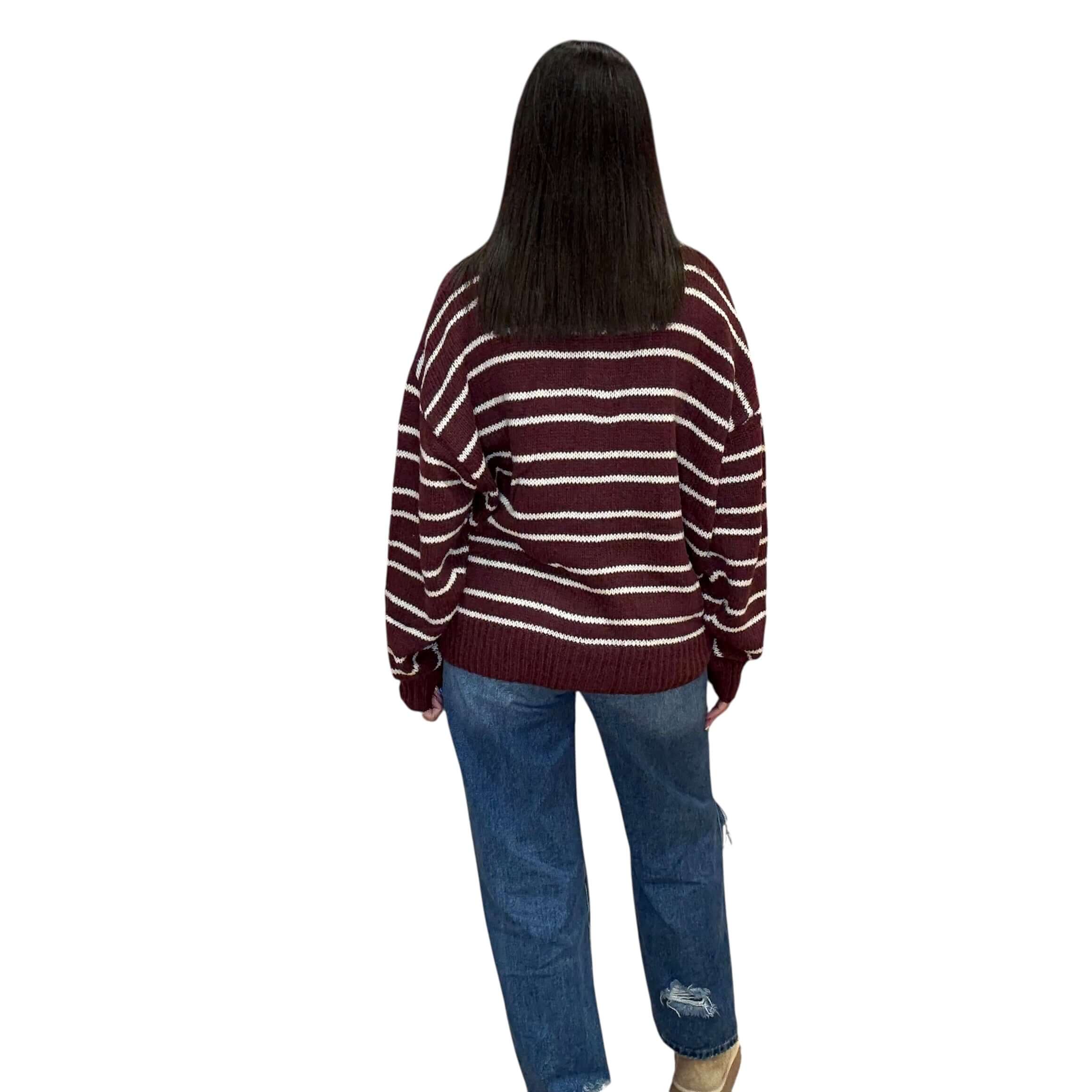 Varsity Stripe Sweater – Alicia DiMichele Boutique