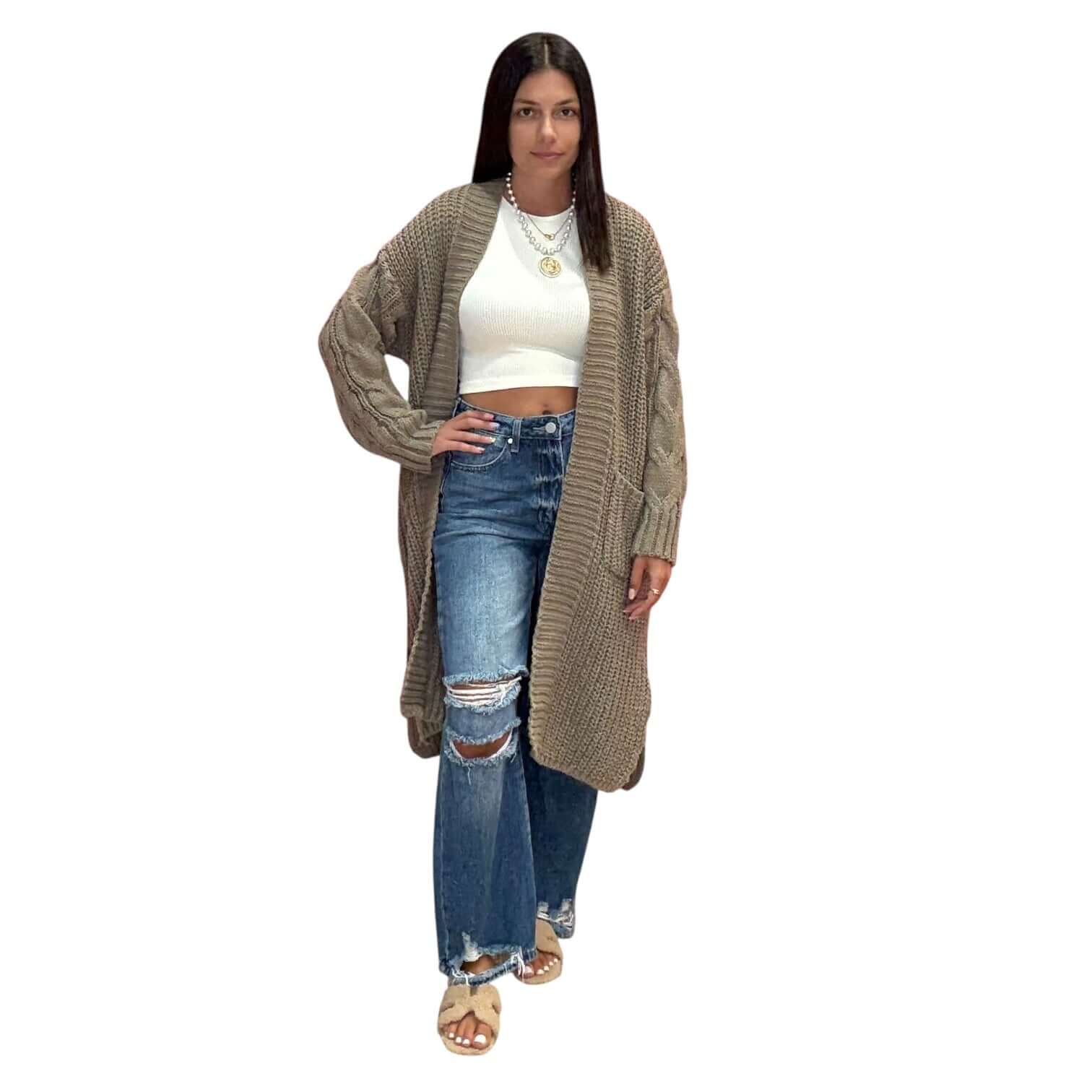 Luxe Ribbed Crop Top - Ivory – Alicia DiMichele Boutique