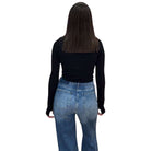 Luxe Ribbed Crop Top - Black – Alicia DiMichele Boutique