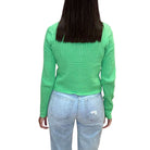 Green Cable Knit Button Cardigan – Alicia DiMichele Boutique