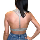 Lace Halter Bralette - Olive – Alicia DiMichele Boutique
