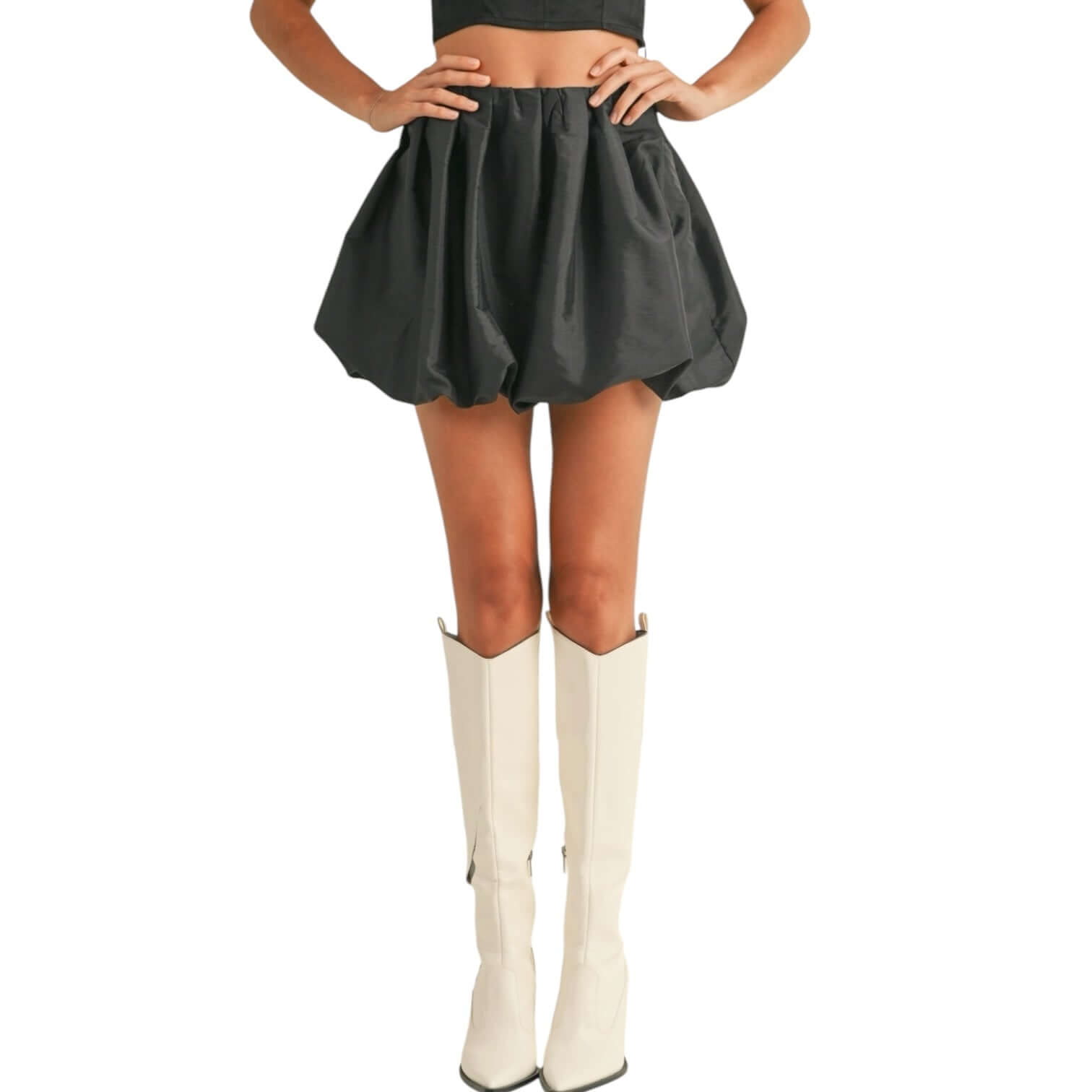 Metallic Balloon Mini Skirt – Alicia DiMichele Boutique