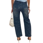 Paint Drop Button Fly Jeans – Alicia DiMichele Boutique