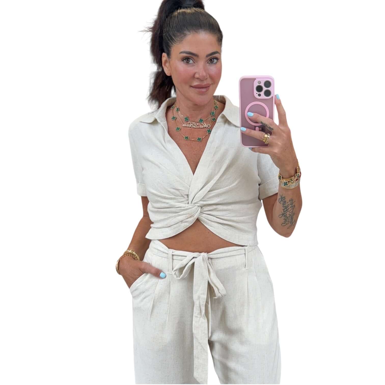 Twist Tides Pant Set – Alicia DiMichele Boutique