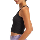 Black Scoop Ribbed Tank – Alicia DiMichele Boutique