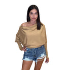 Dolman Knit Pullover – Camel – Alicia DiMichele Boutique