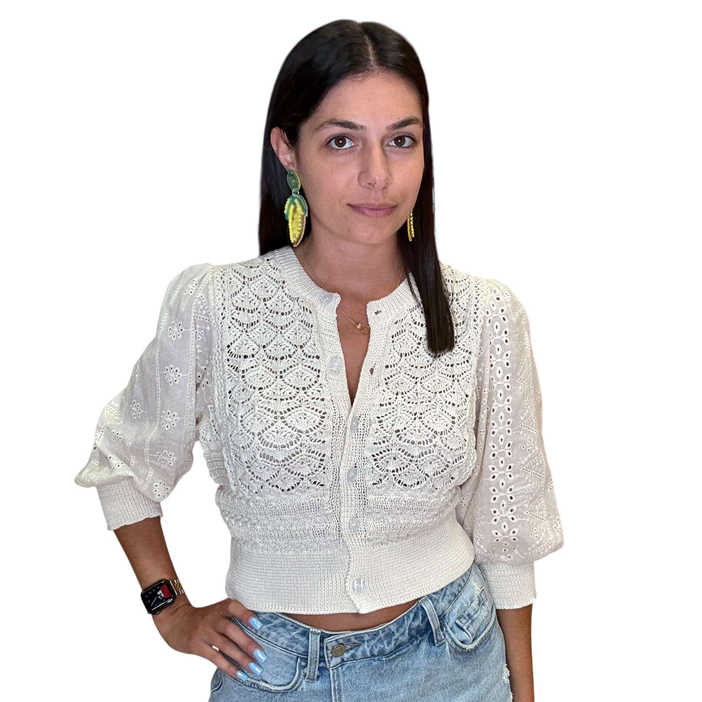 Sugar Cream Knit Cardigan – Alicia DiMichele Boutique