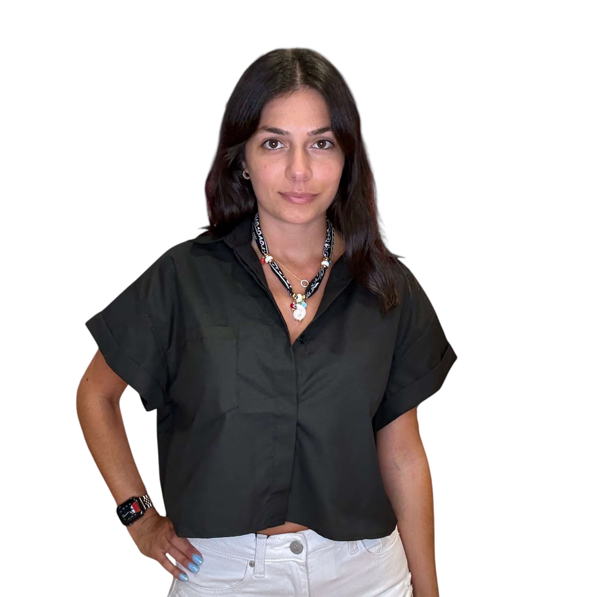 Sporty Poplin Shirt – Alicia DiMichele Boutique