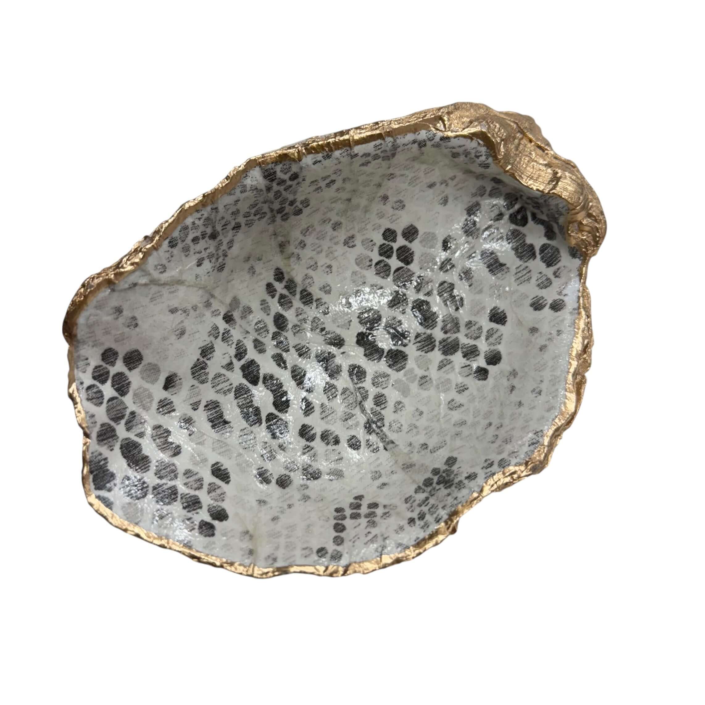 Snake Print Oyster Shell Dish – Alicia DiMichele Boutique