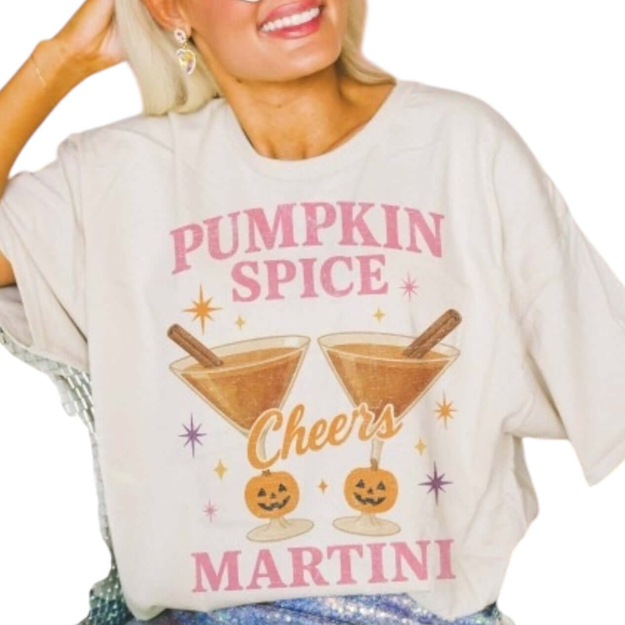 Pumpkin Spice Martini Graphic Tee – Alicia DiMichele Boutique