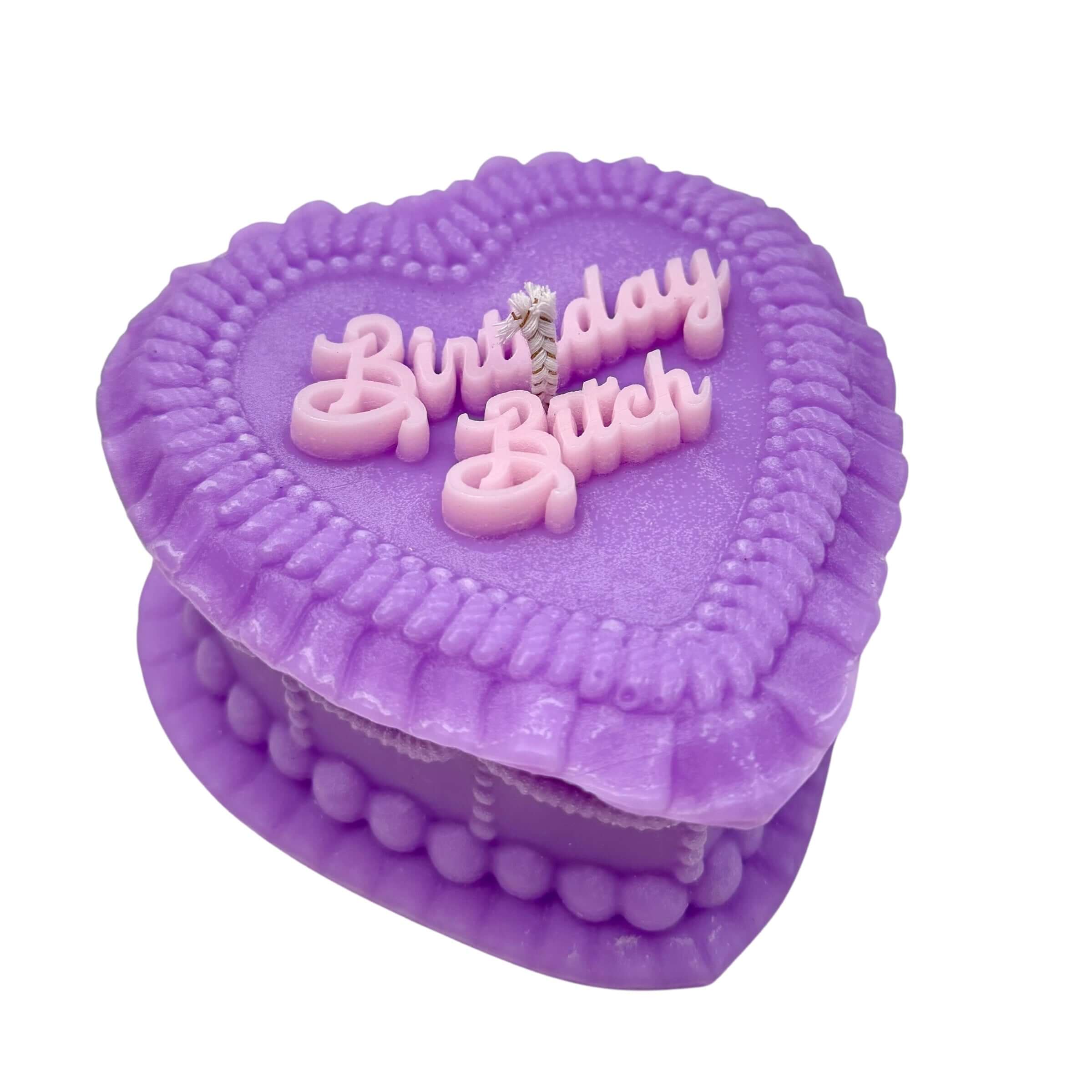 Birthday B*tch Heart Candle – Alicia DiMichele Boutique