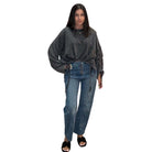 Midnight Mineral Washed Pullover – Alicia DiMichele Boutique