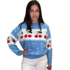 Cherry Crew Neck Sweater – Alicia DiMichele Boutique