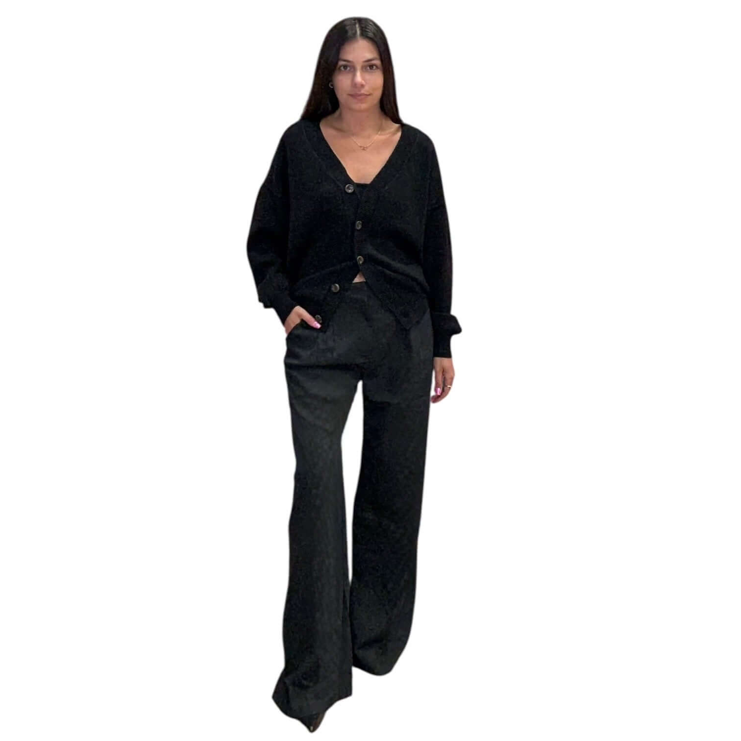 Chic Pleated Wide Leg Trousers – Alicia DiMichele Boutique