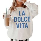 La Dolce Vita Graphic Sweatshirt – Alicia DiMichele Boutique