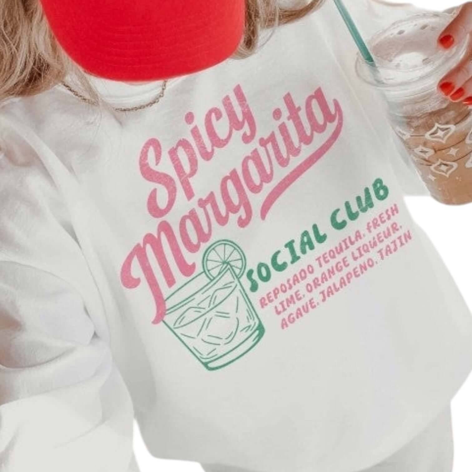 Spicy Margarita Social Club Graphic Sweatshirt – Alicia DiMichele Boutique