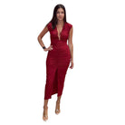 Cherry Ruched Midi Dress – Alicia DiMichele Boutique