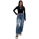 Luxe Ribbed Crop Top - Black – Alicia DiMichele Boutique