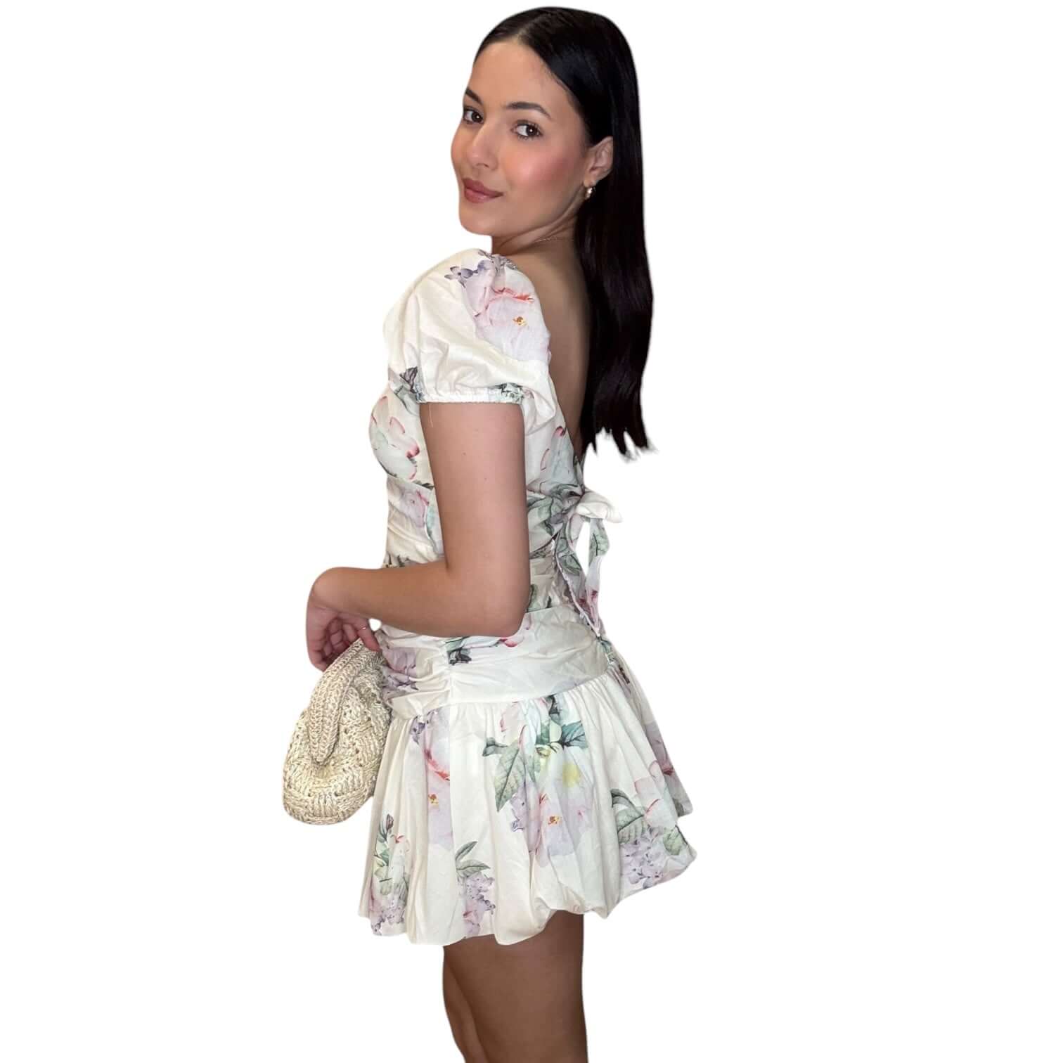 Butter Bloom Puff Sleeve Mini Dress – Alicia DiMichele Boutique