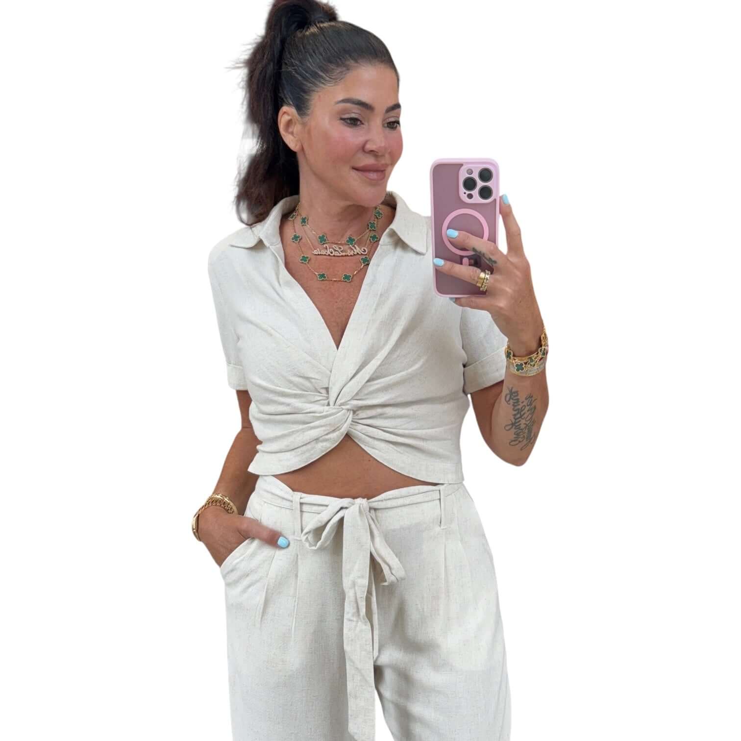 Twist Tides Pant Set – Alicia DiMichele Boutique