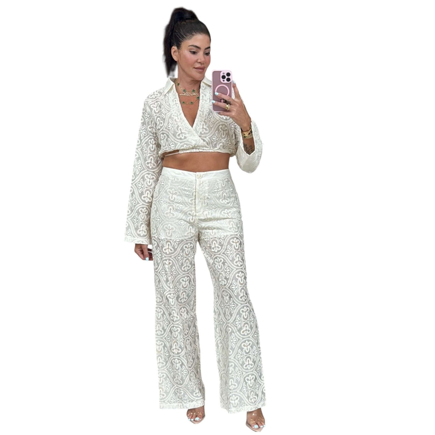 Prairie Edge Lace Pant Set – Alicia DiMichele Boutique