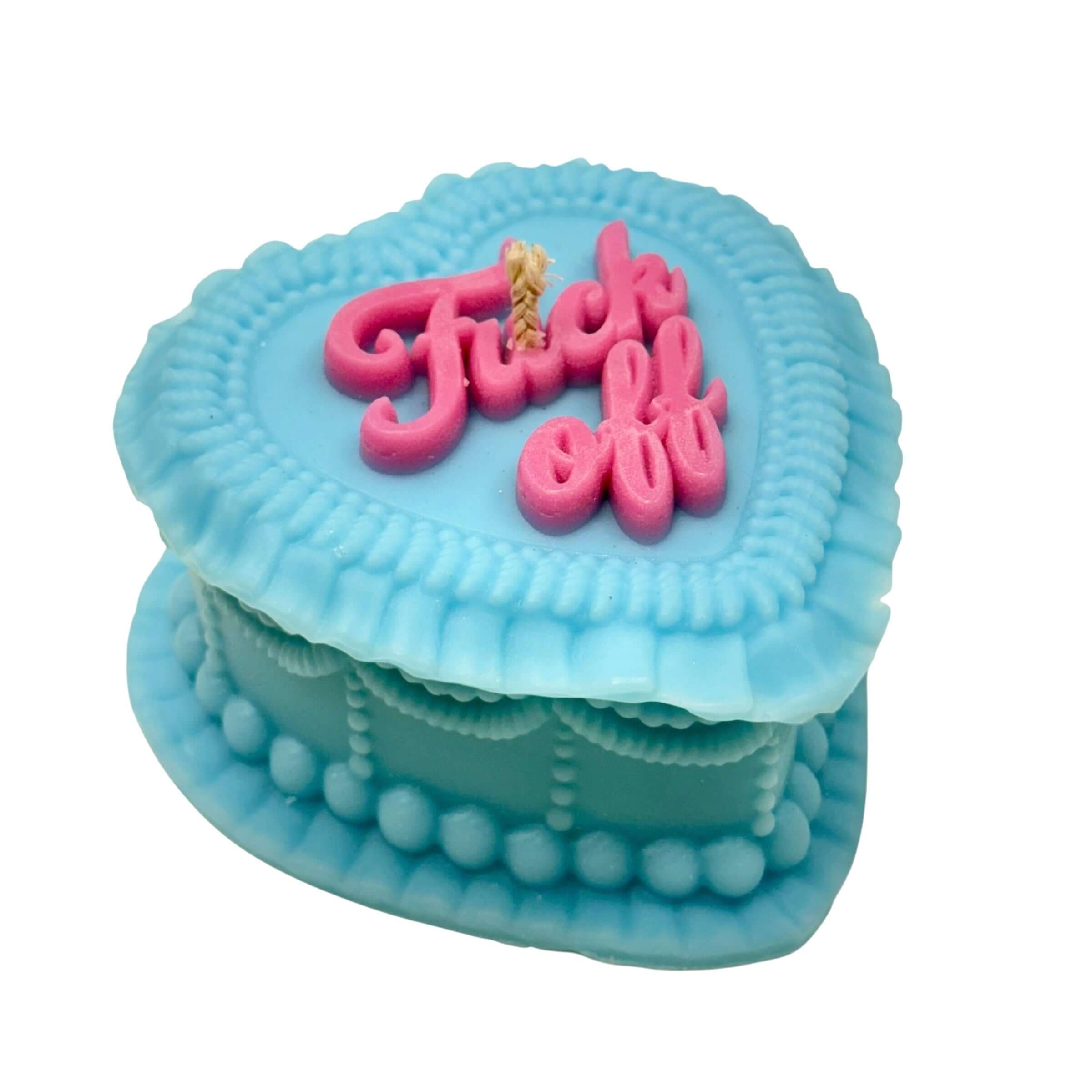 F*ck Off Heart Candle – Alicia DiMichele Boutique