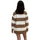 Striped Knit Sweater and Shorts Set - Tan – Alicia DiMichele Boutique