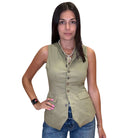 Linen Long-Line Buttoned Vest – Alicia DiMichele Boutique