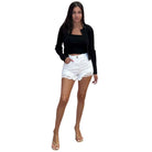 Ribbed Tube Top Cardigan Set - Black – Alicia DiMichele Boutique