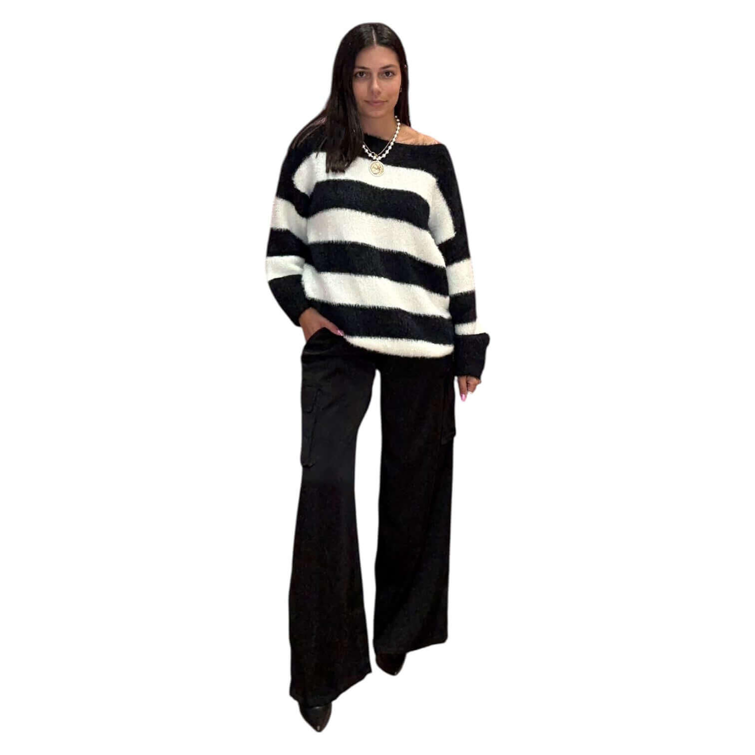 Bold & Cozy Striped Sweater – Alicia DiMichele Boutique