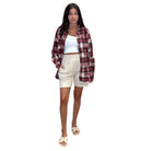Red Plaid Flannel Shirt – Alicia DiMichele Boutique