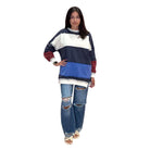 Color Block Stripe Sweatshirt – Alicia DiMichele Boutique