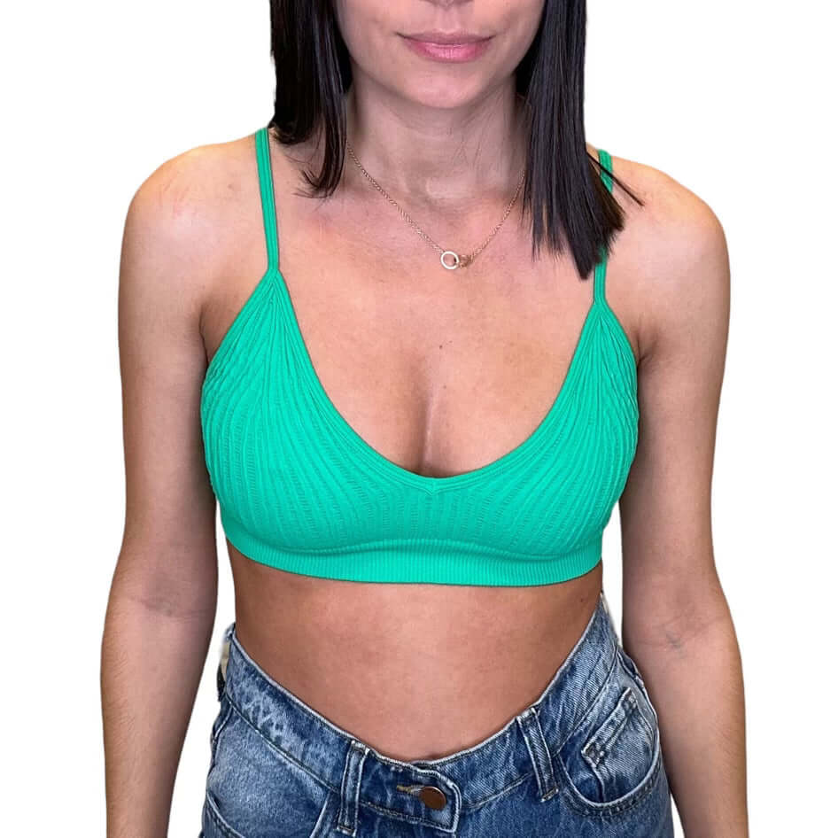 Nikki Ribbed Bralette – Alicia DiMichele Boutique