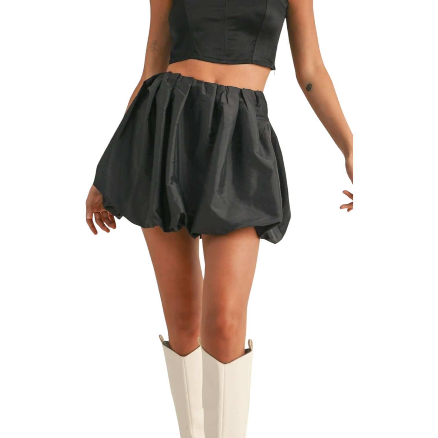 Metallic Balloon Mini Skirt – Alicia DiMichele Boutique