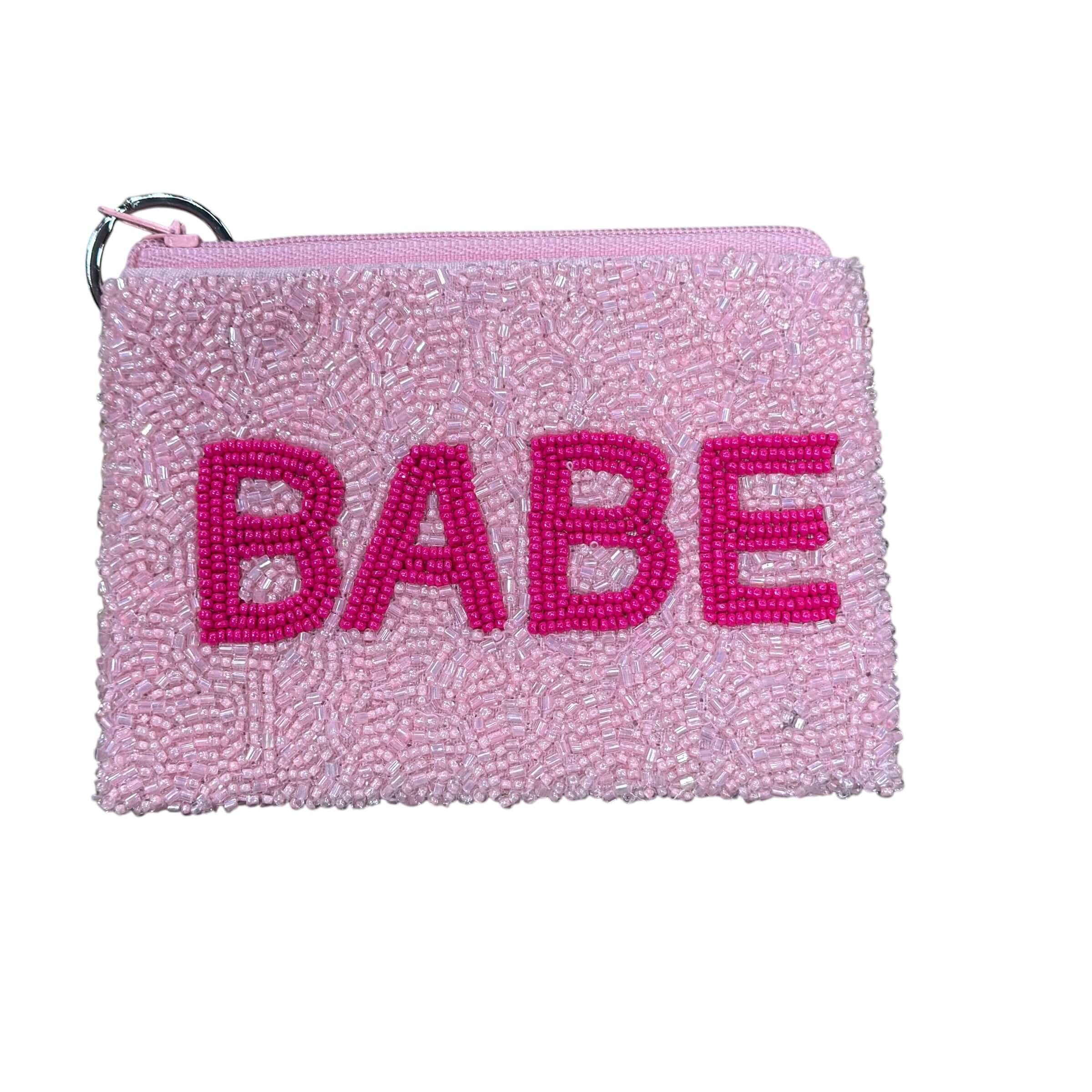 Pink Babe Beaded Coin Purse – Alicia DiMichele Boutique
