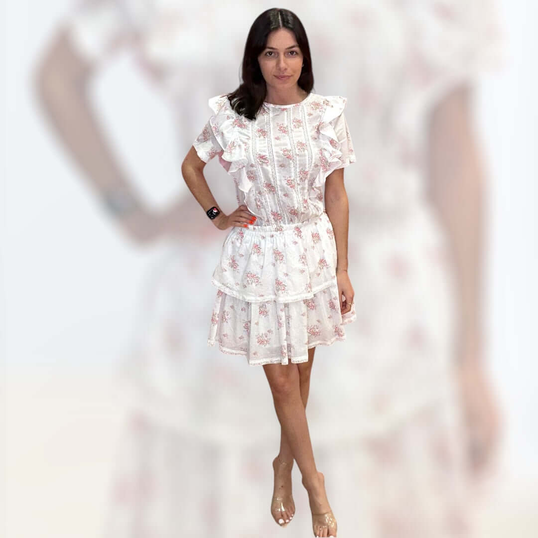 Blossom Ruffle Lace Dress – Alicia DiMichele Boutique