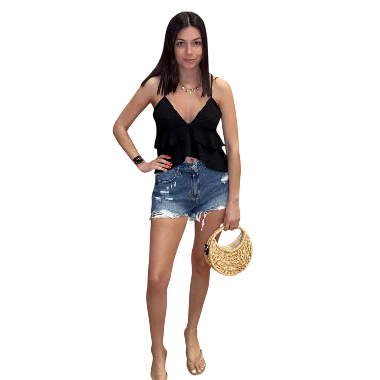 Mimosa Ruffle Top – Alicia DiMichele Boutique