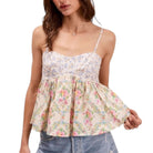 Peach Petals Peplum Top – Alicia DiMichele Boutique