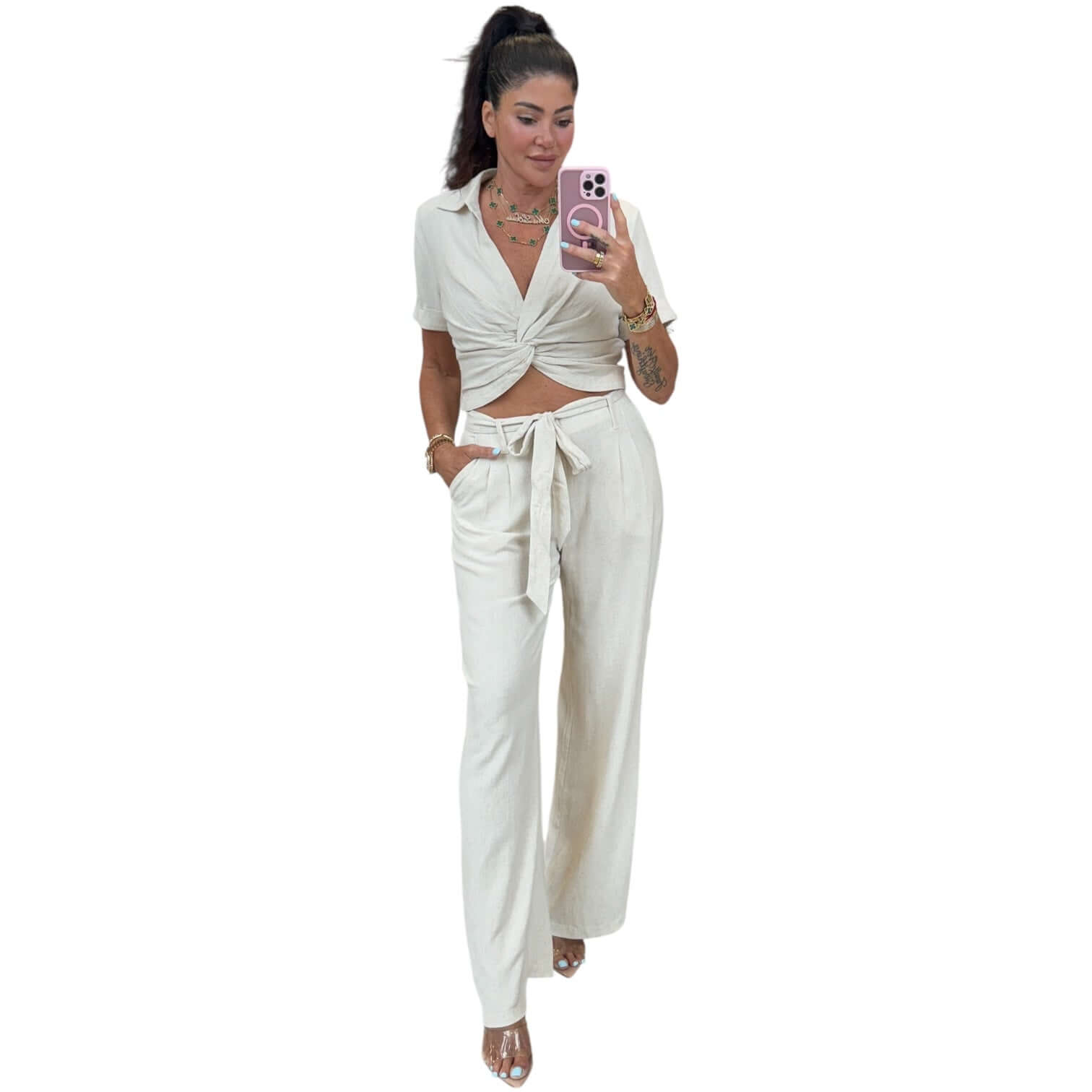 Twist Tides Pant Set – Alicia DiMichele Boutique