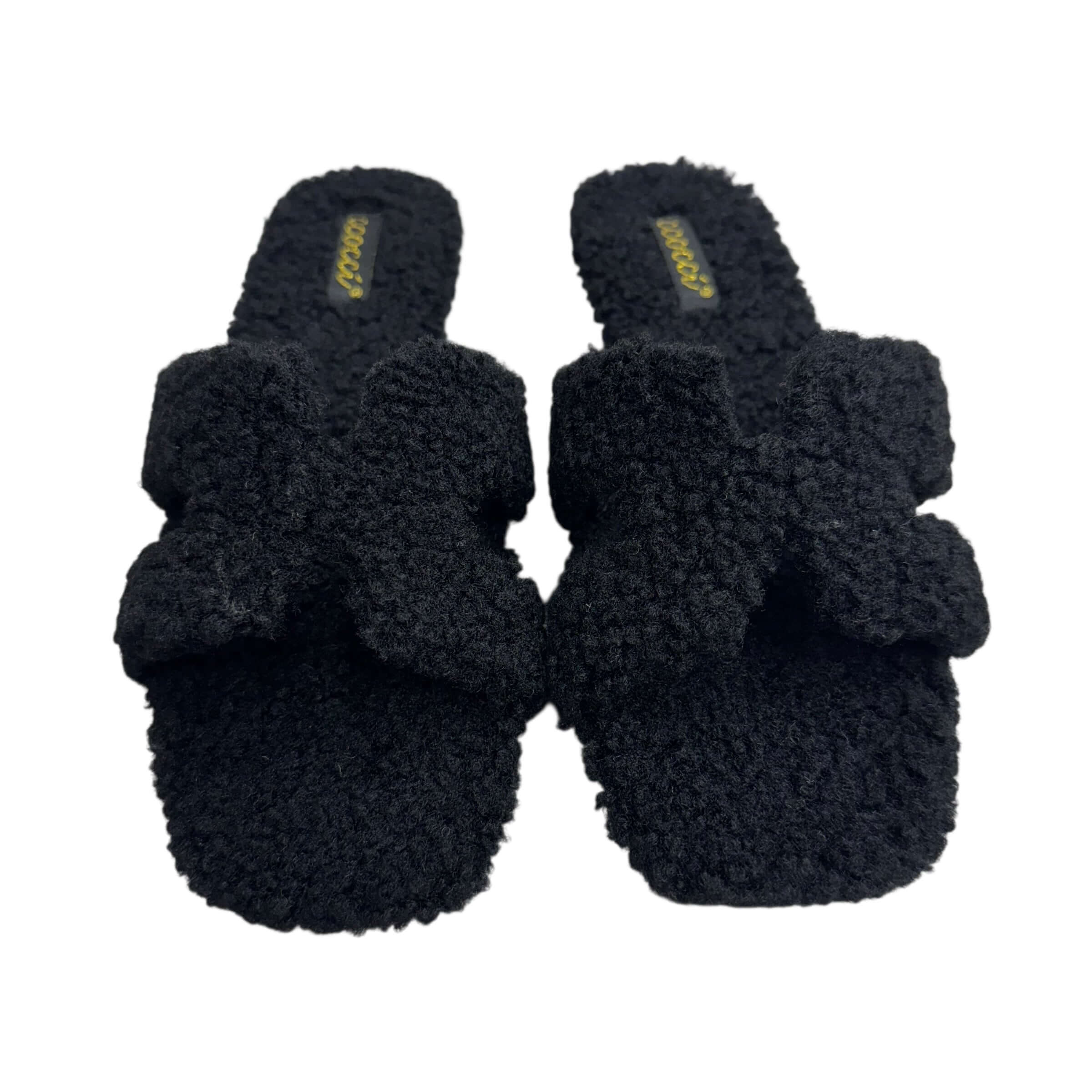 Teddy Slide Sandal - Black – Alicia DiMichele Boutique