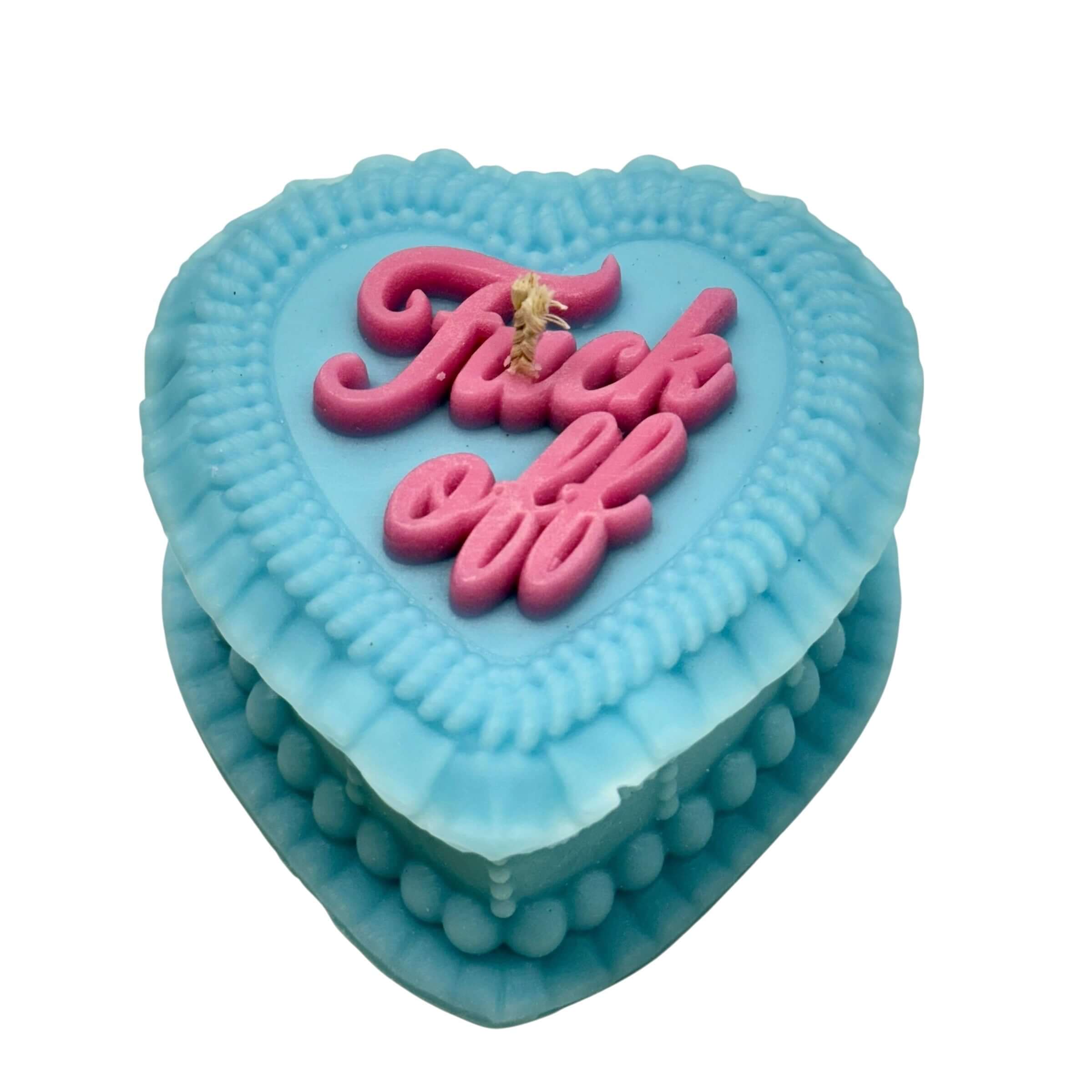 F*ck Off Heart Candle – Alicia DiMichele Boutique