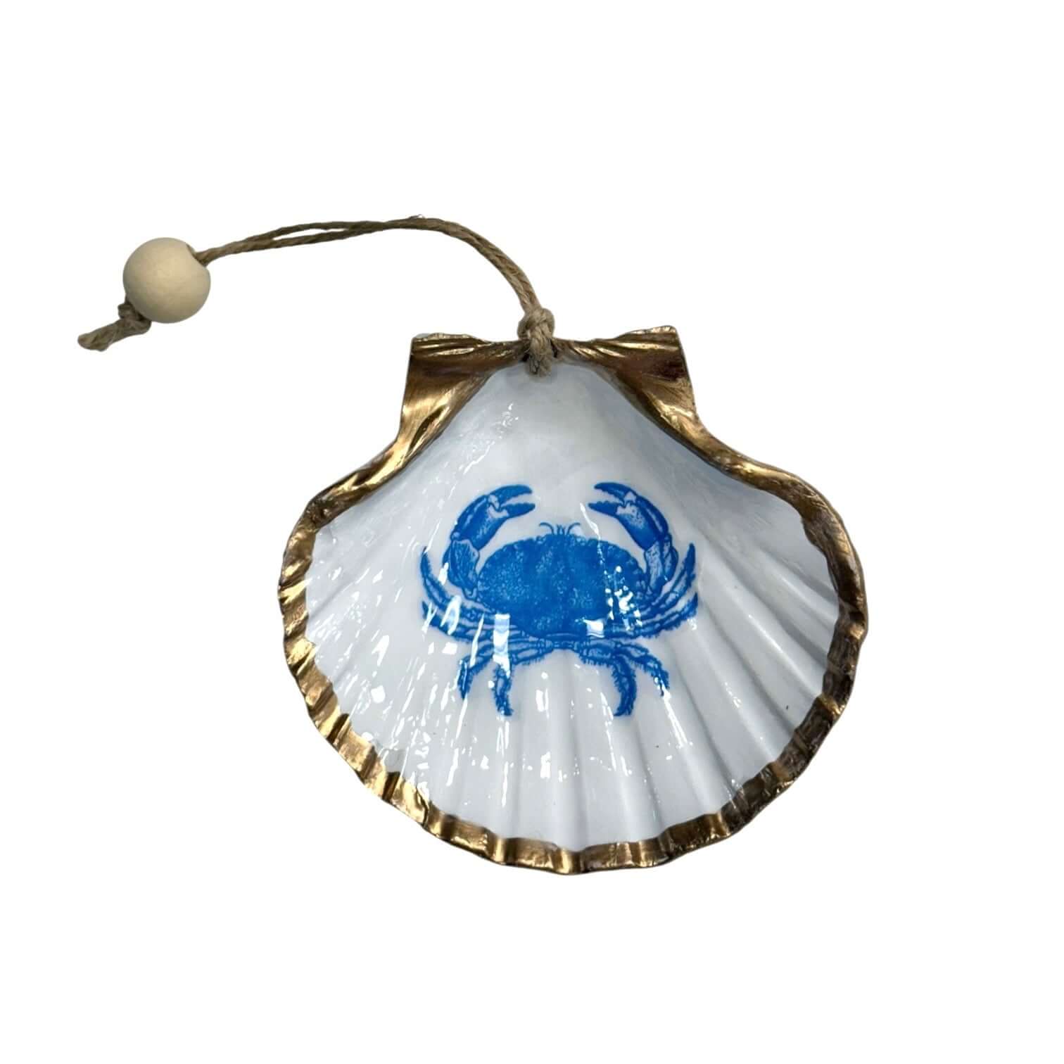 Blue Crab Shell Ornament – Alicia DiMichele Boutique