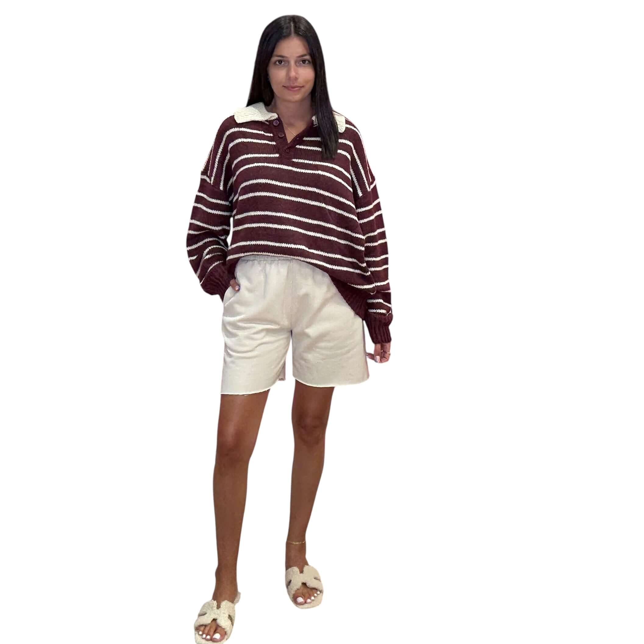 Varsity Stripe Sweater – Alicia DiMichele Boutique