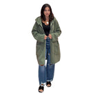 Italian Plush Teddy Long Coat - Olive – Alicia DiMichele Boutique