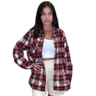 Red Plaid Flannel Shirt – Alicia DiMichele Boutique