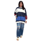 Color Block Stripe Sweatshirt – Alicia DiMichele Boutique