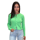 Green Cable Knit Button Cardigan – Alicia DiMichele Boutique