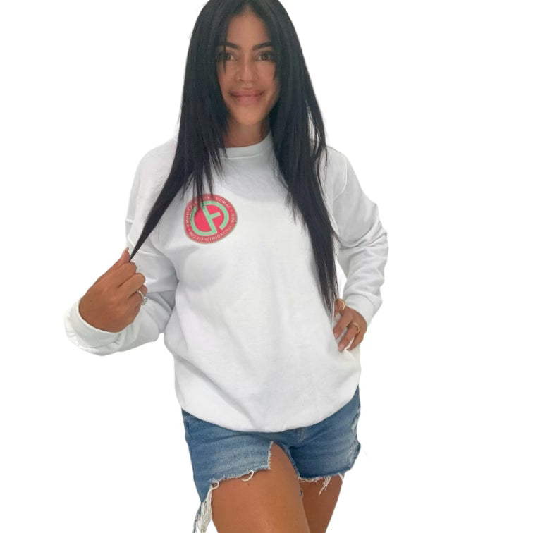 Family Over Everything® Sweatshirt - White – Alicia DiMichele Boutique