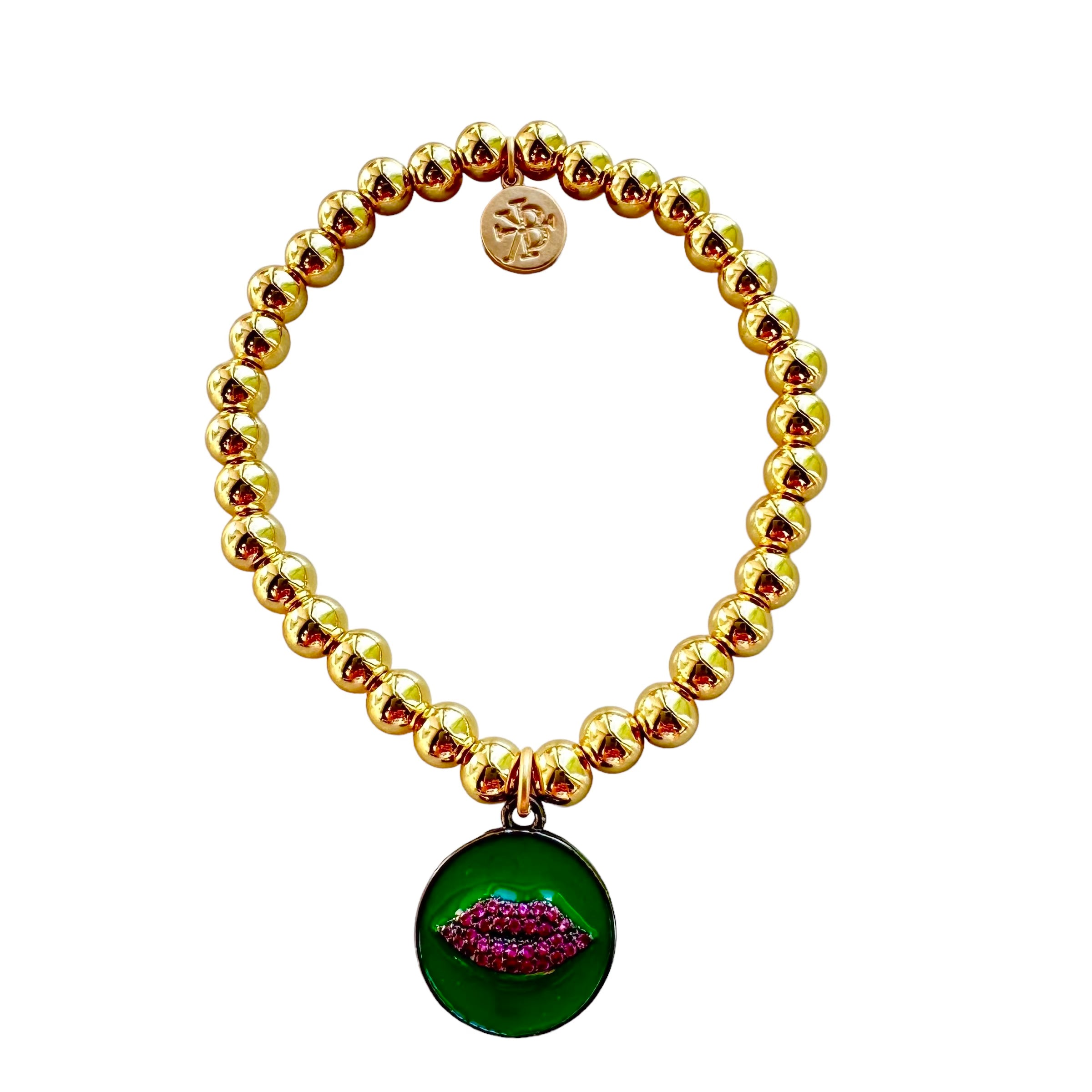 Smooch Bracelet - Emerald – Alicia DiMichele Boutique